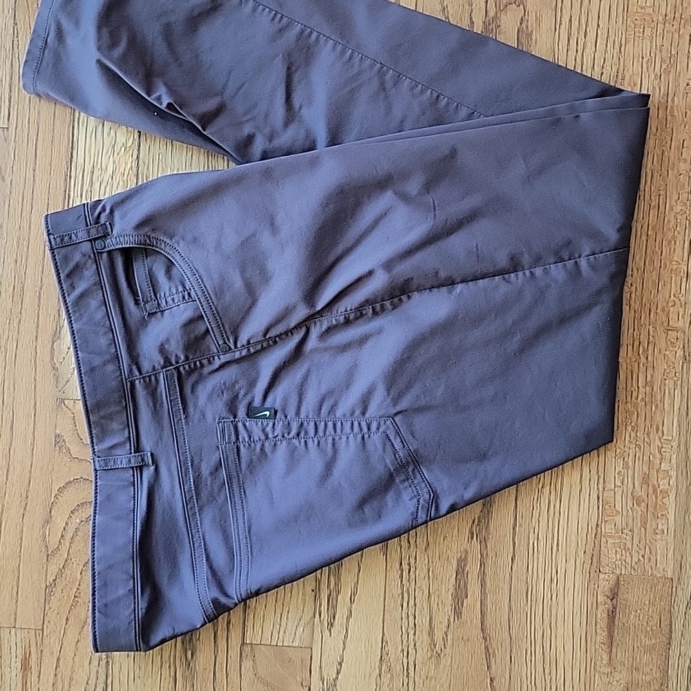 Nike golf Dri Fit, plum pants, size 36x30